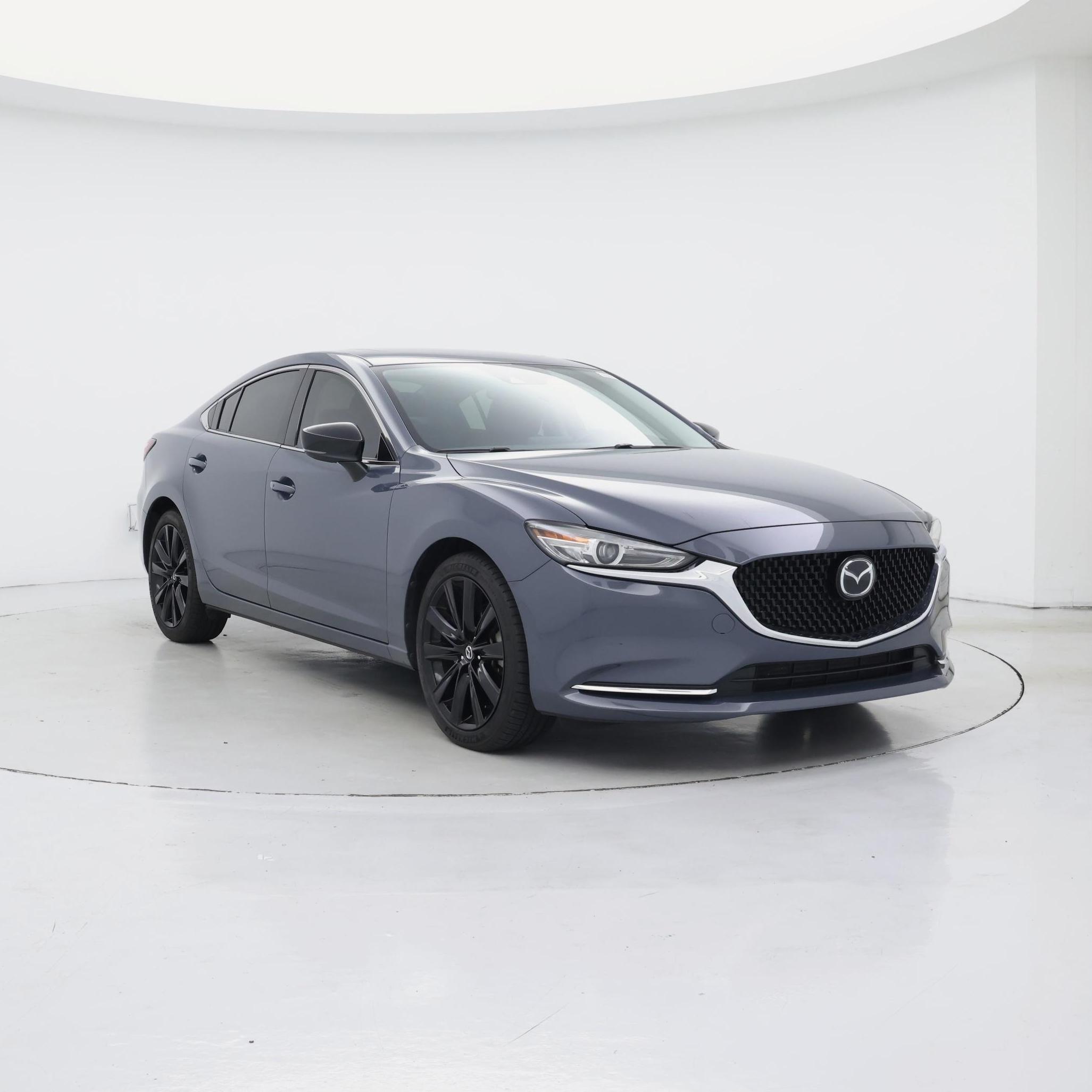 Black 2021 Mazda MAZDA6 Sedan Front-Wheel Drive Automatic