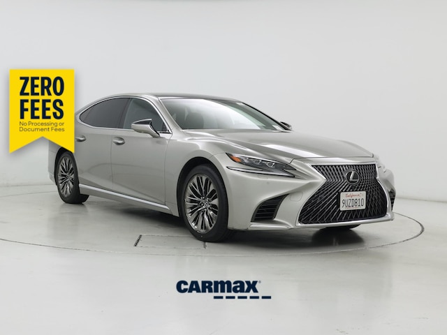 Silver 2019 Lexus LS Sedan Rear-Wheel Drive Automatic