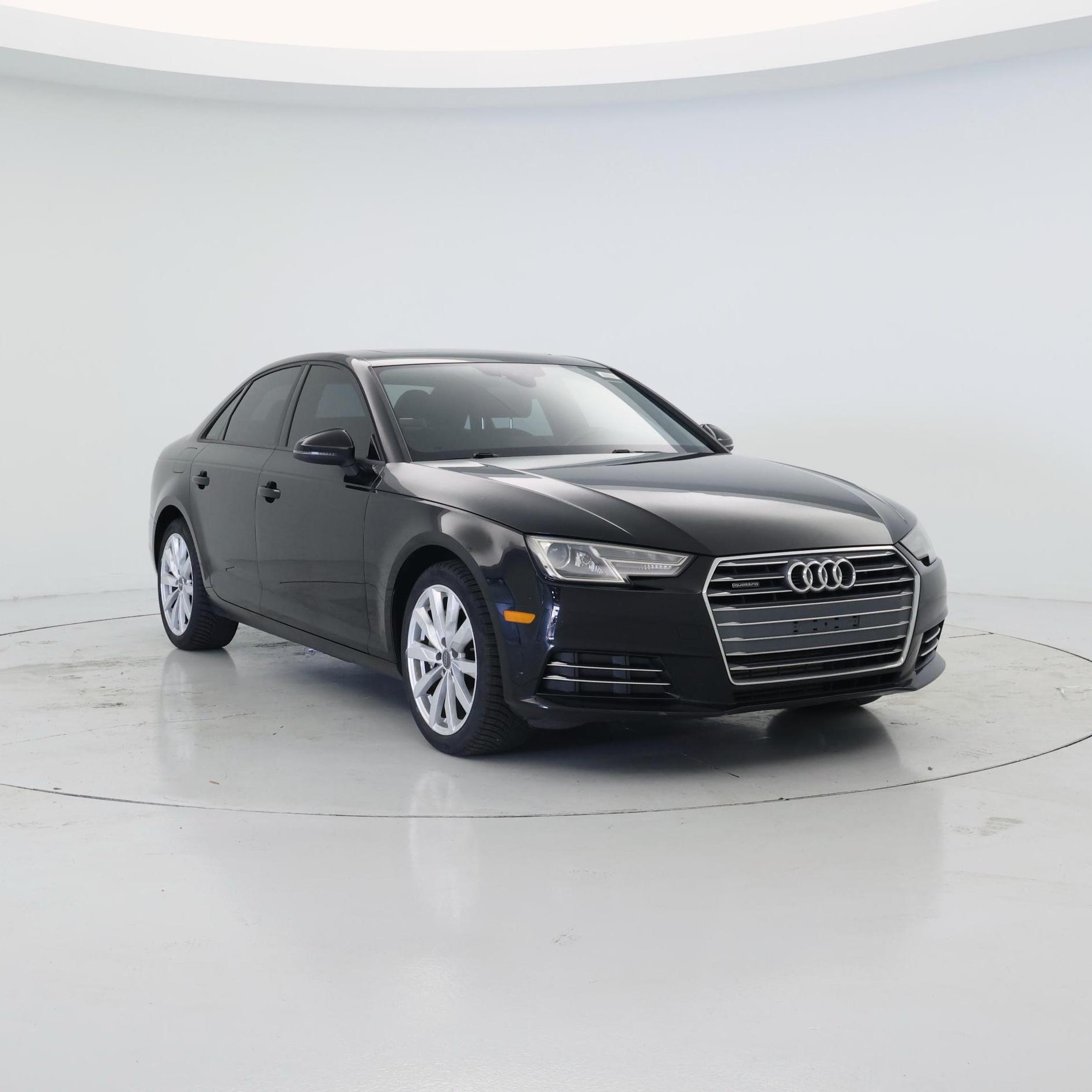 Black 2017 Audi A4 Sedan All-Wheel Drive Automatic