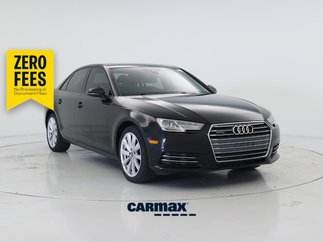 Black 2017 Audi A4 Sedan All-Wheel Drive Automatic
