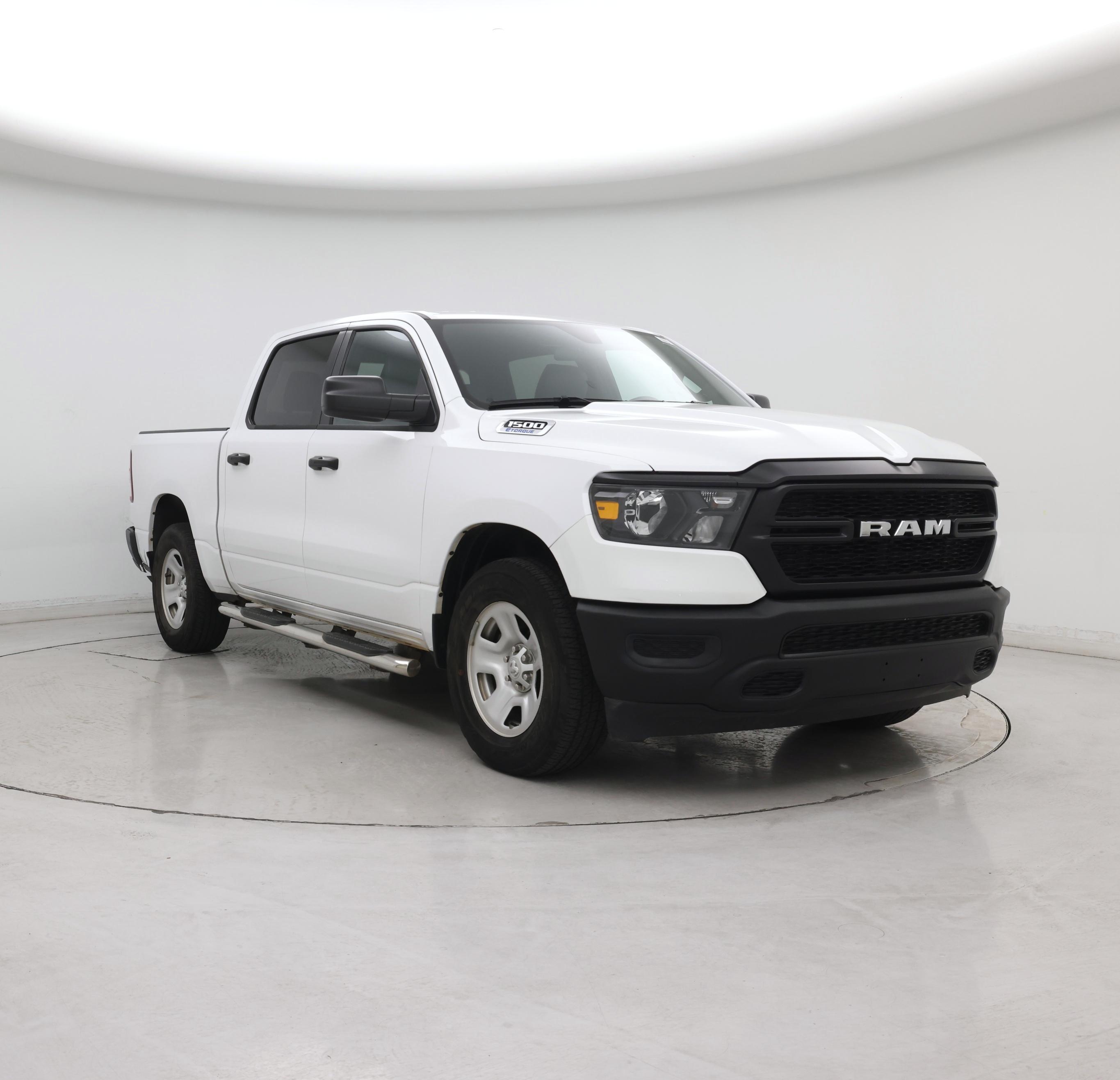 White 2024 RAM 1500 Pickup Truck Four-Wheel Drive Automatic