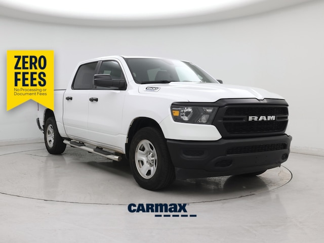 White 2024 RAM 1500 Pickup Truck Four-Wheel Drive Automatic