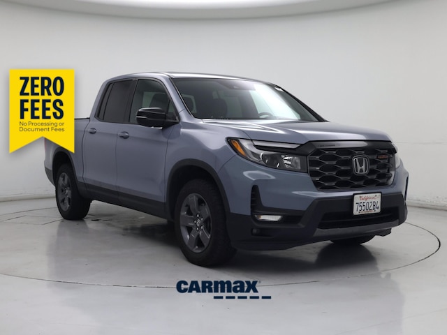 Gray 2024 Honda Ridgeline Pickup Truck All-Wheel Drive Automatic
