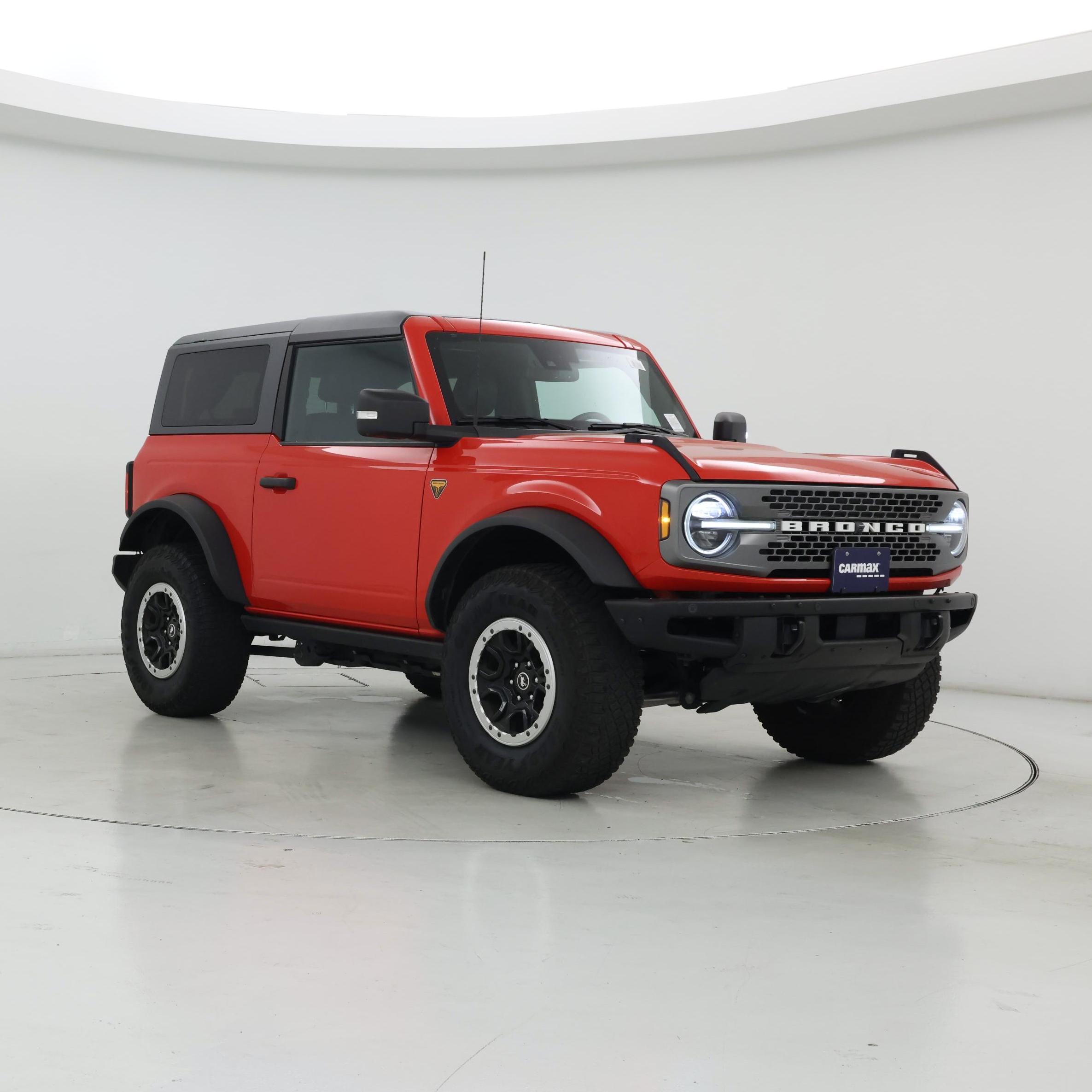 Red 2022 Ford Bronco SUV / Crossover Four-Wheel Drive Manual
