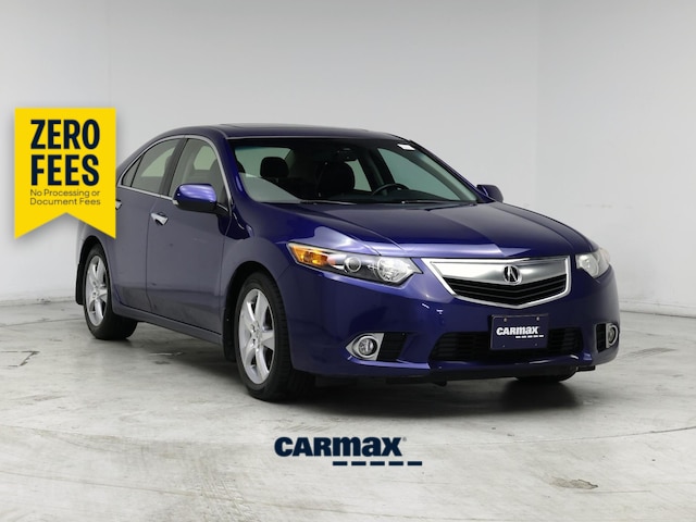 Blue 2014 Acura TSX Sedan Front-Wheel Drive Automatic