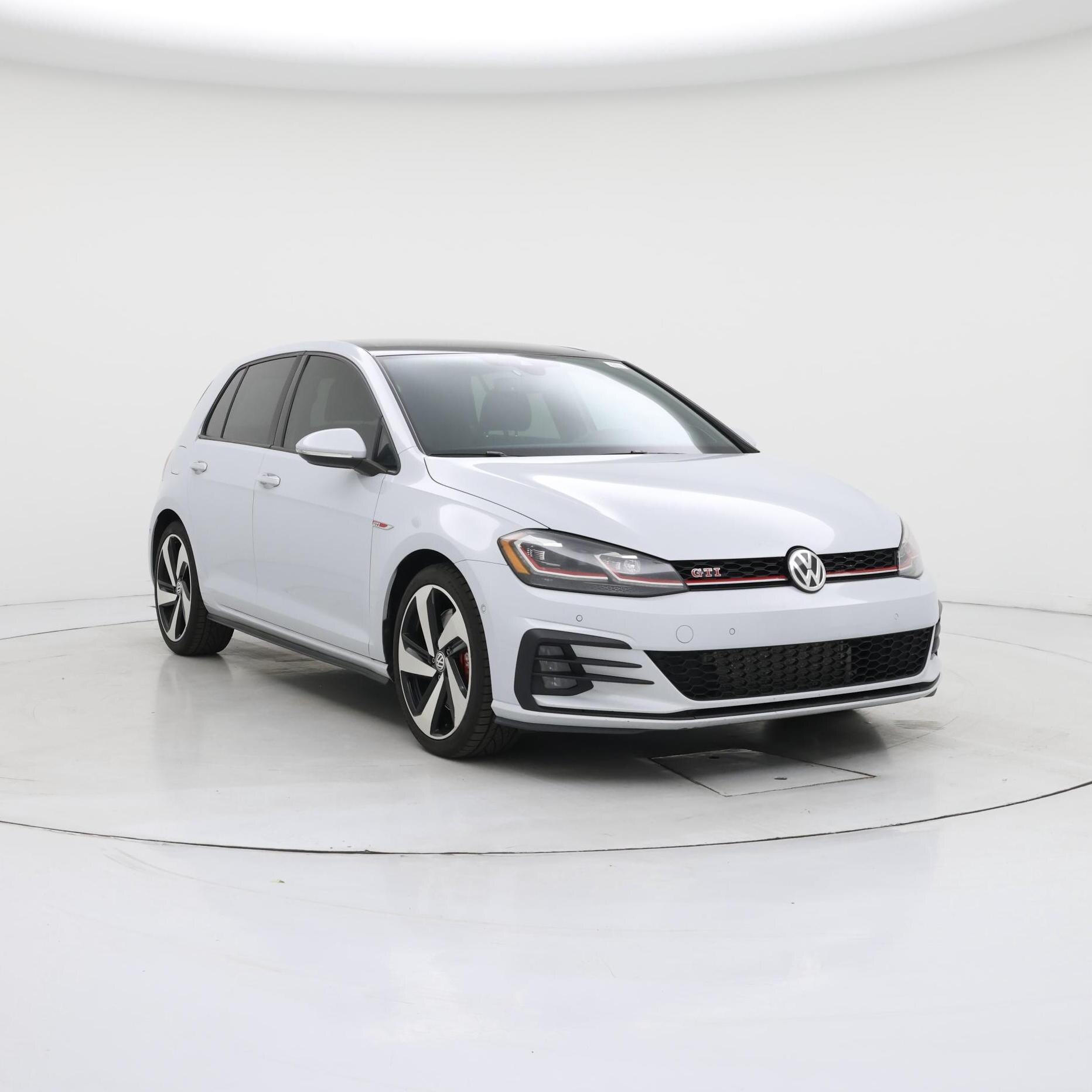 Gray 2019 Volkswagen Golf GTI Hatchback Front-Wheel Drive Manual