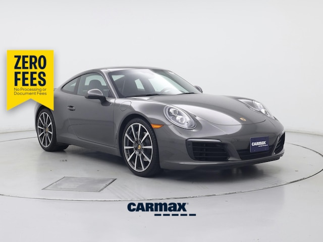 Gray 2018 Porsche 911 Coupe Rear-Wheel Drive Automatic