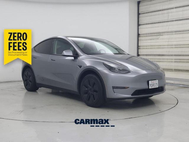Gray 2025 Tesla Model Y SUV / Crossover Rear-Wheel Drive Automatic