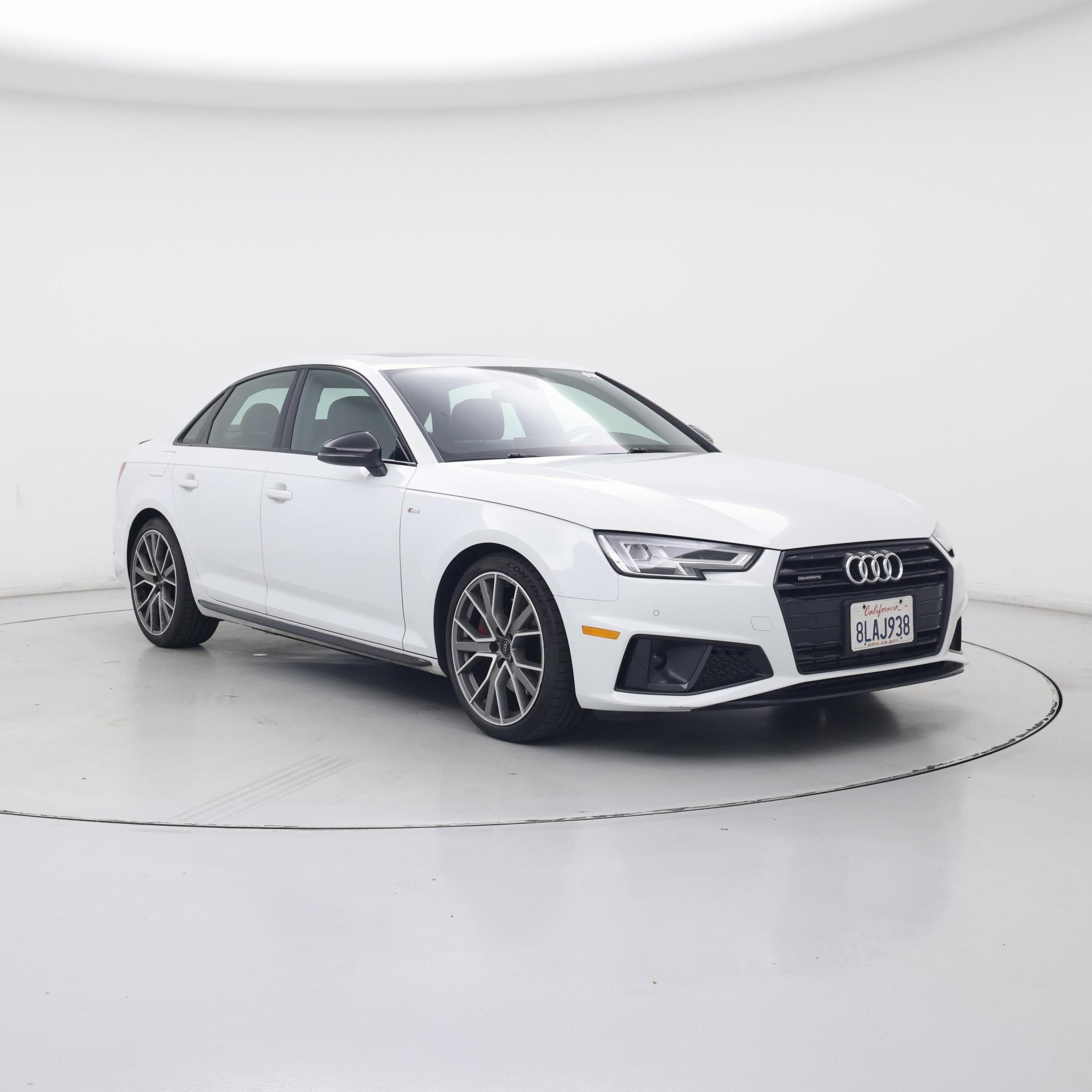 White 2019 Audi A4 Sedan All-Wheel Drive Automatic
