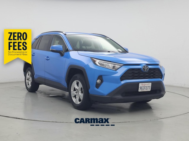 Blue 2019 Toyota RAV4 SUV / Crossover All-Wheel Drive Automatic