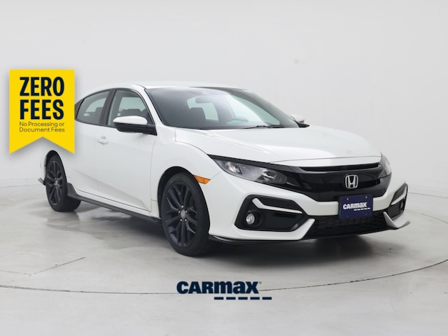 White 2020 Honda Civic Hatchback Hatchback Front-Wheel Drive Manual