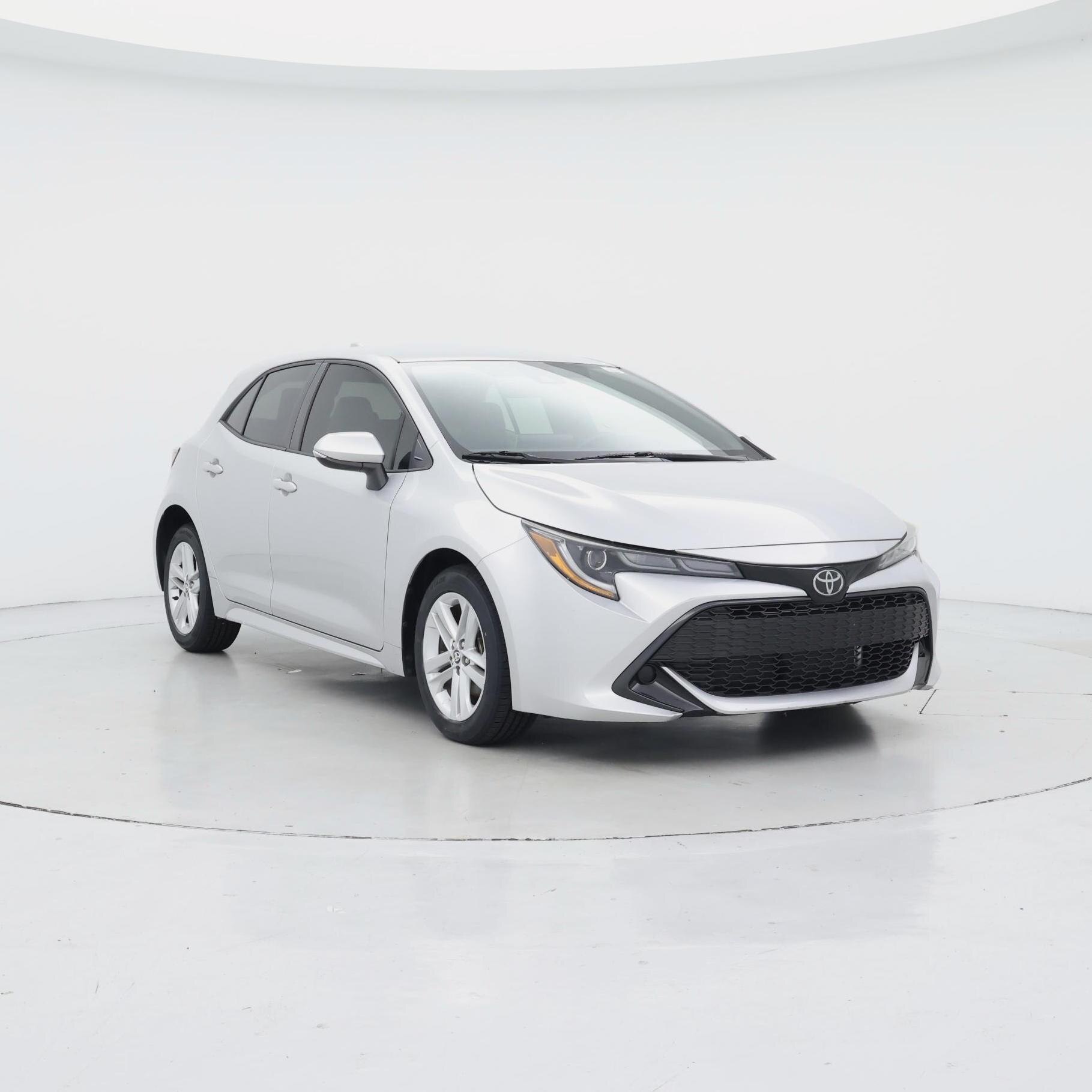 Silver 2021 Toyota Corolla Hatchback Hatchback Front-Wheel Drive Automatic