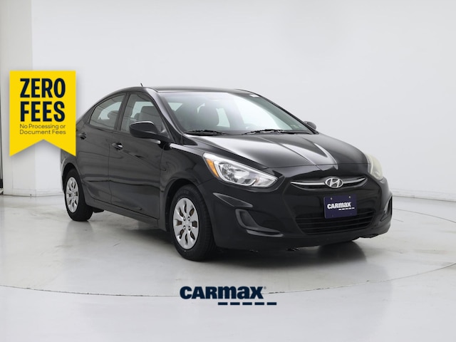 Black 2017 Hyundai Accent Sedan Front-Wheel Drive Automatic