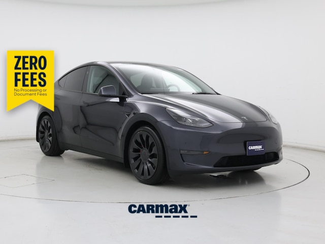 Gray 2025 Tesla Model Y SUV / Crossover All-Wheel Drive Automatic