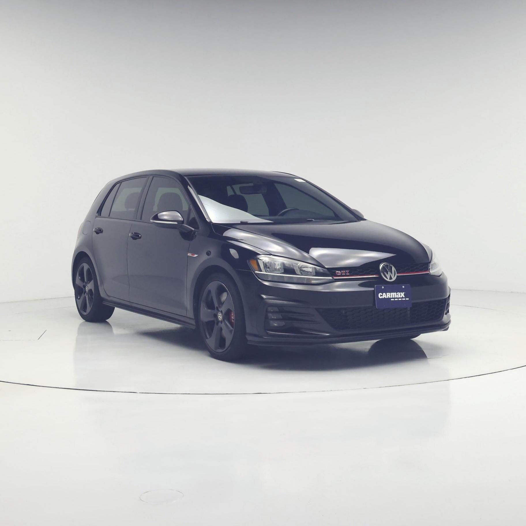 Black 2019 Volkswagen Golf GTI Hatchback Front-Wheel Drive Automatic