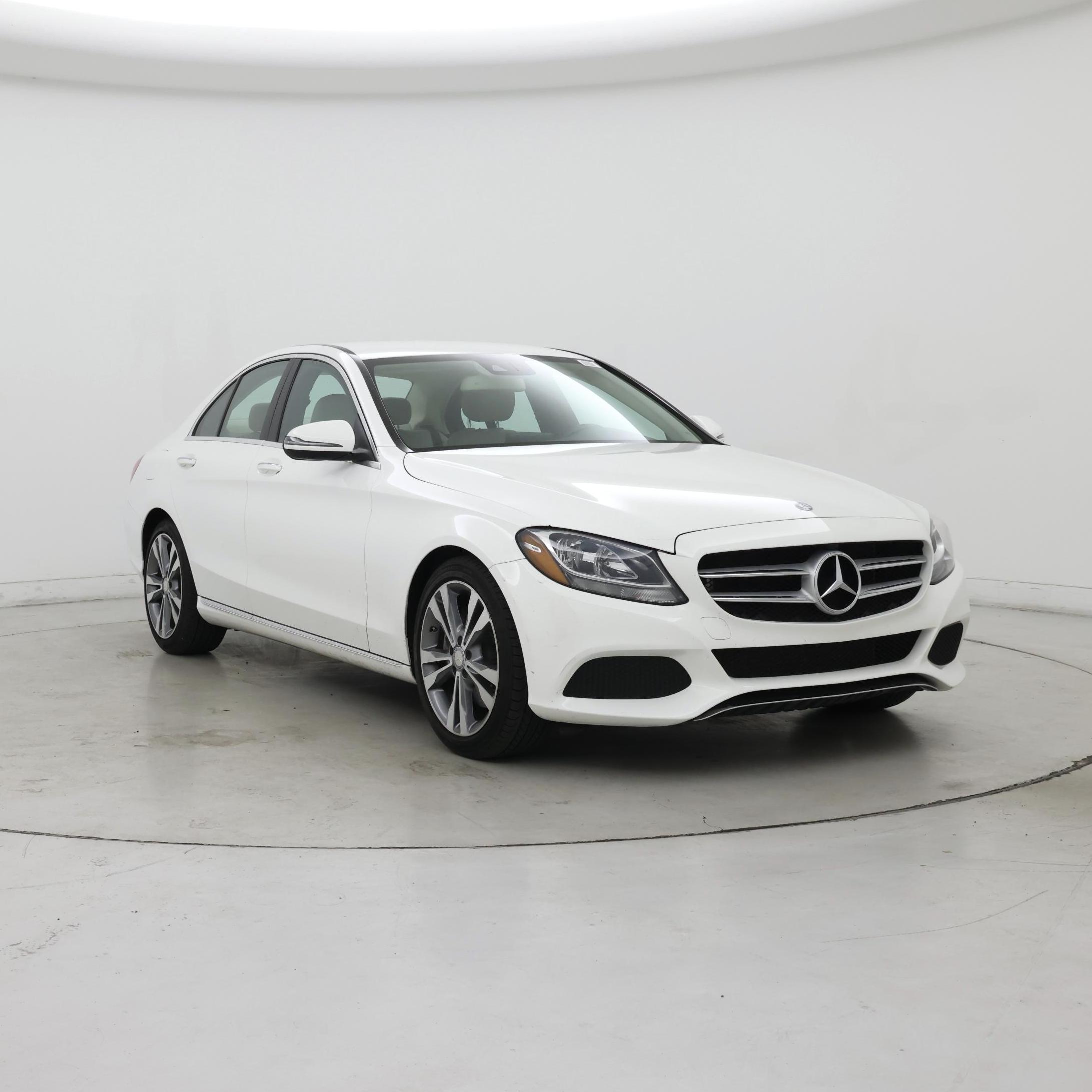 White 2017 Mercedes-Benz C-Class Sedan  Automatic