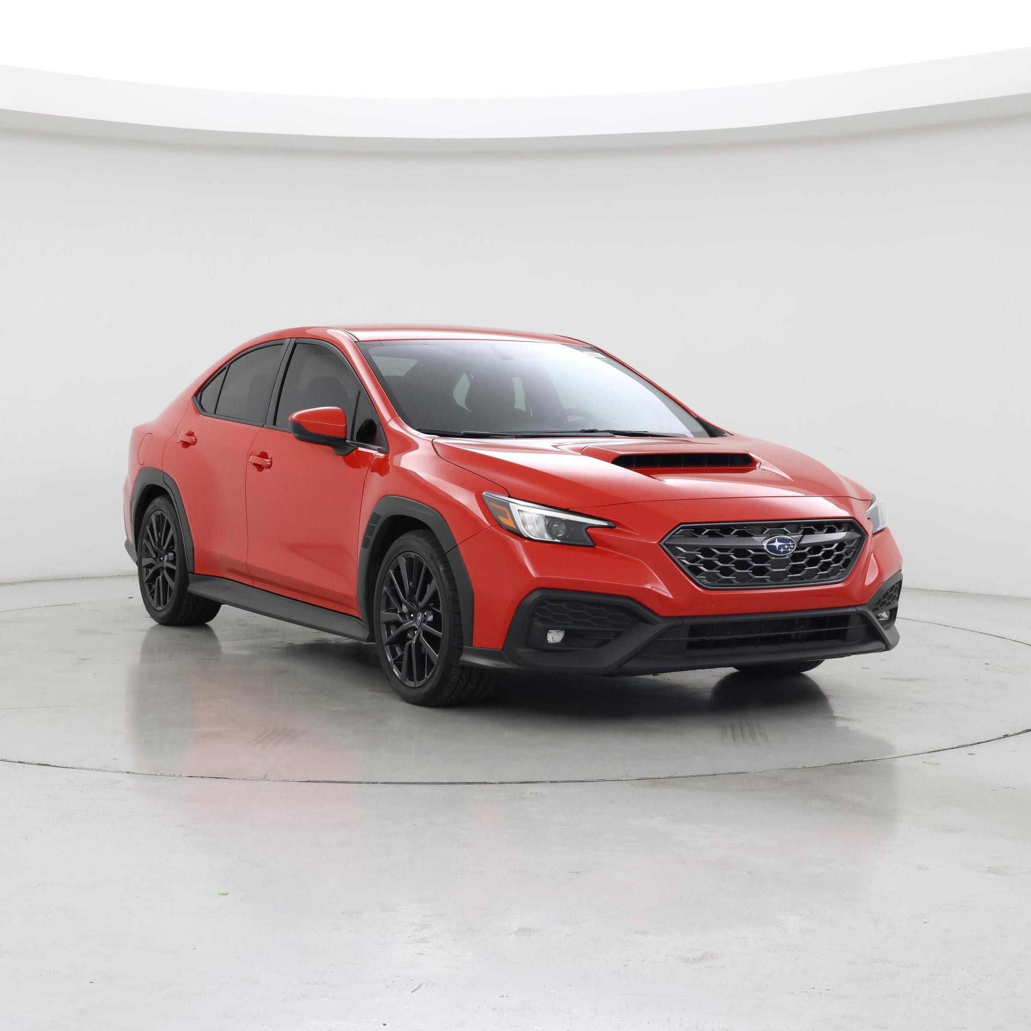 Red 2022 Subaru WRX Sedan All-Wheel Drive Manual