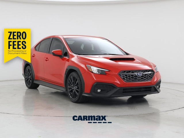 Red 2022 Subaru WRX Sedan All-Wheel Drive Manual