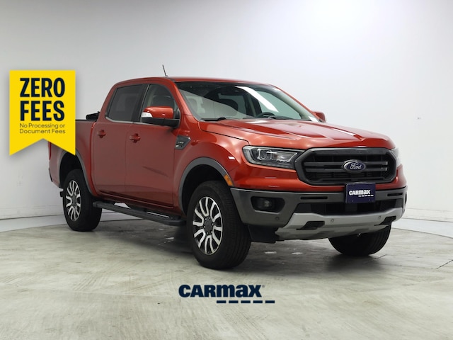 Red 2019 Ford Ranger Pickup Truck Four-Wheel Drive Automatic