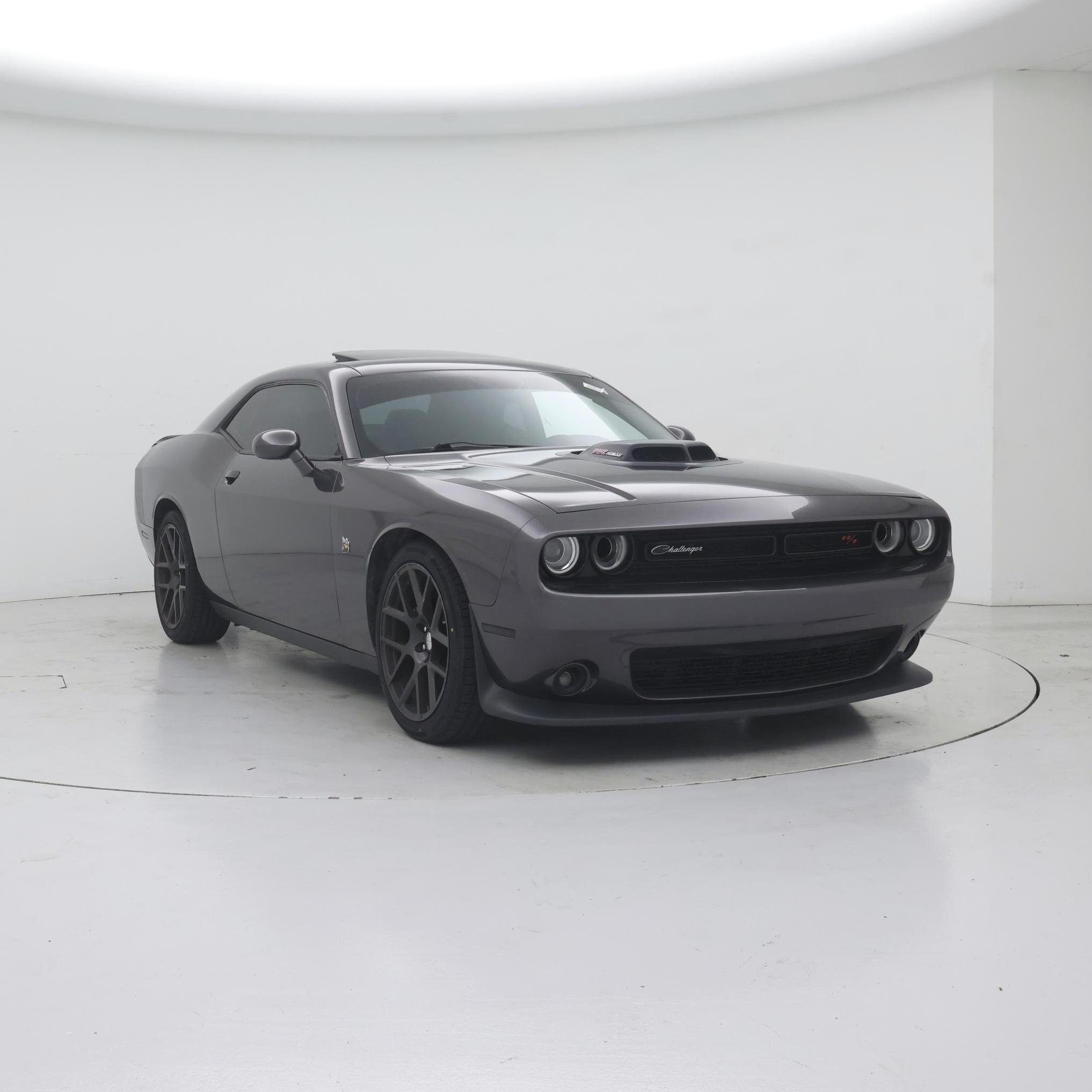 Gray 2016 Dodge Challenger Coupe Rear-Wheel Drive Manual