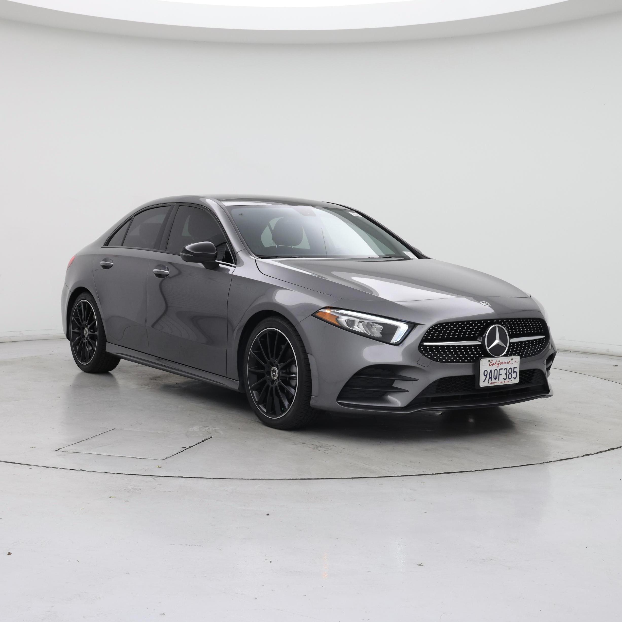 Gray 2021 Mercedes-Benz A-Class Sedan Front-Wheel Drive Automatic