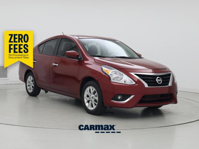 Red 2019 Nissan Versa Sedan Front-Wheel Drive Automatic