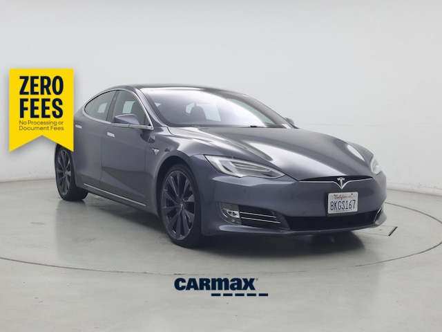 Gray 2019 Tesla Model S Sedan All-Wheel Drive Automatic