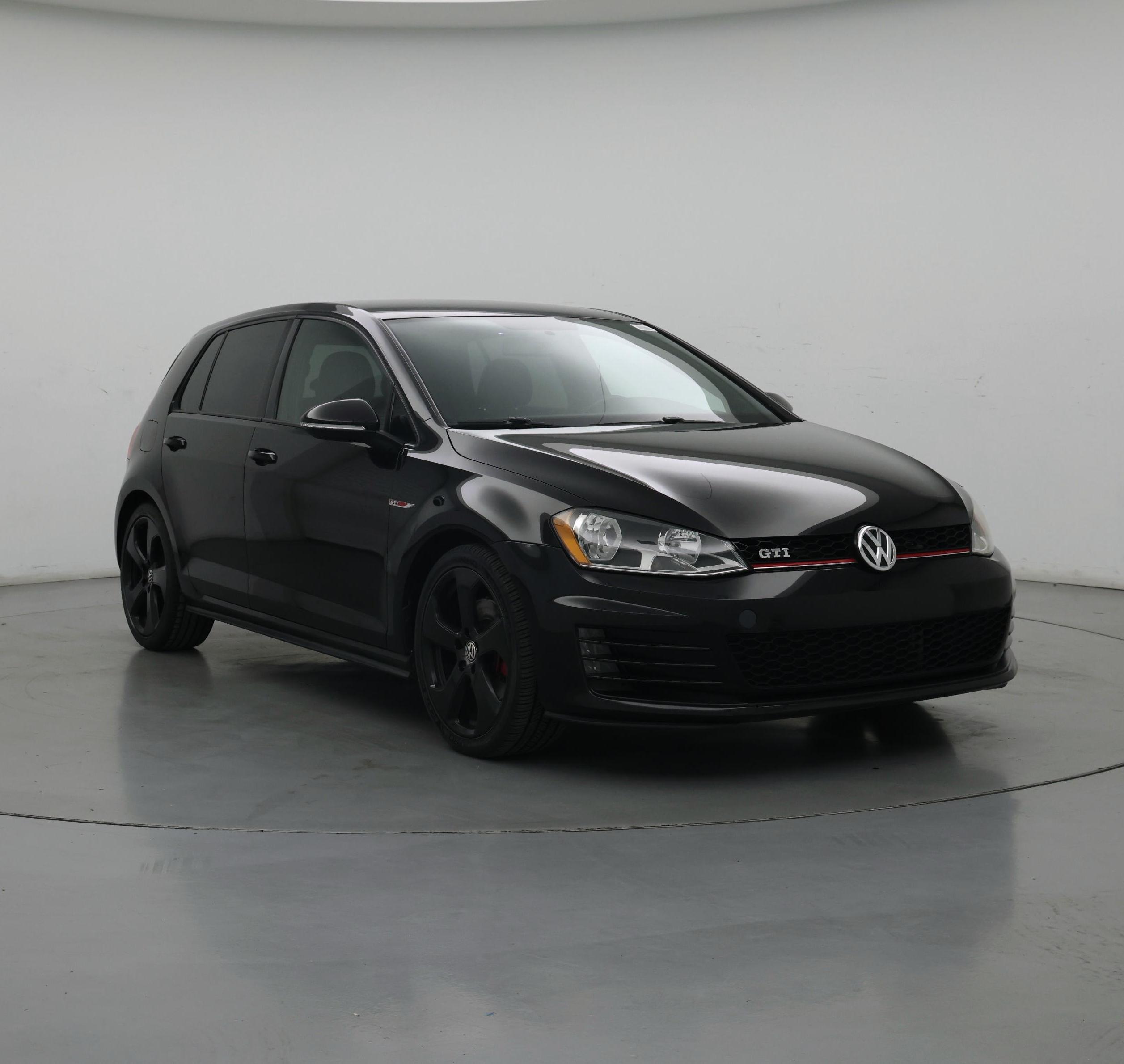 Black 2017 Volkswagen Golf GTI Hatchback Front-Wheel Drive Automatic