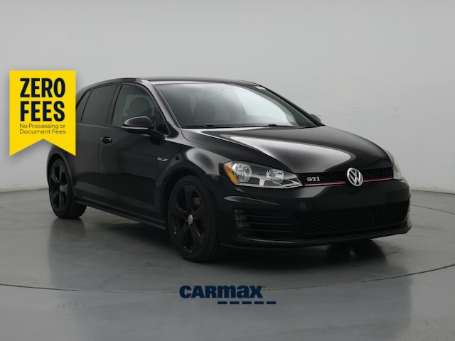 Black 2017 Volkswagen Golf GTI Hatchback Front-Wheel Drive Automatic