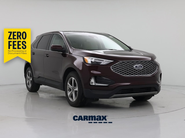 Red (Burgundy) 2024 Ford Edge SUV / Crossover All-Wheel Drive Automatic