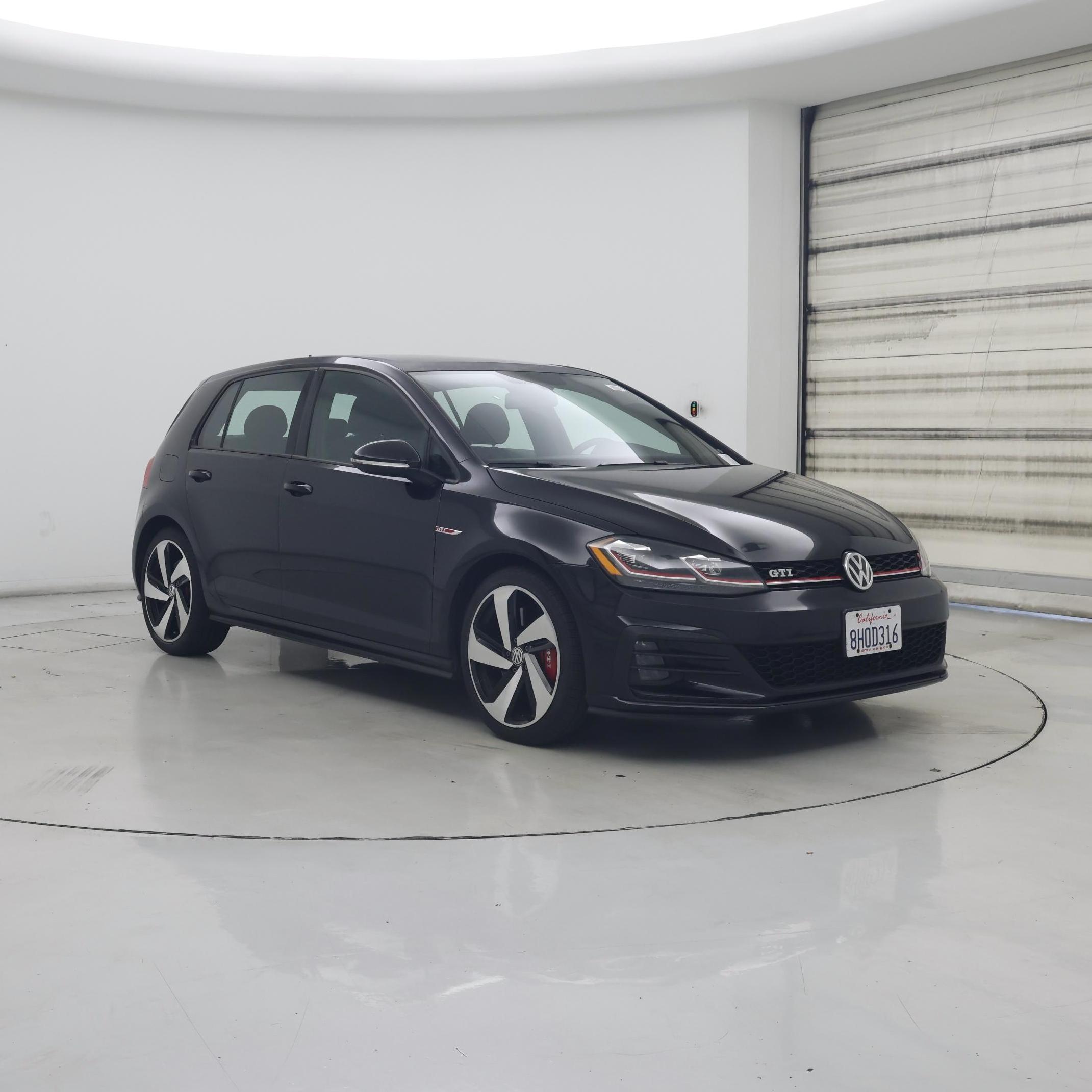 Black 2018 Volkswagen Golf GTI Hatchback Front-Wheel Drive Automatic