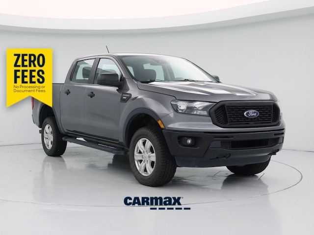 Gray 2022 Ford Ranger Pickup Truck Four-Wheel Drive Automatic