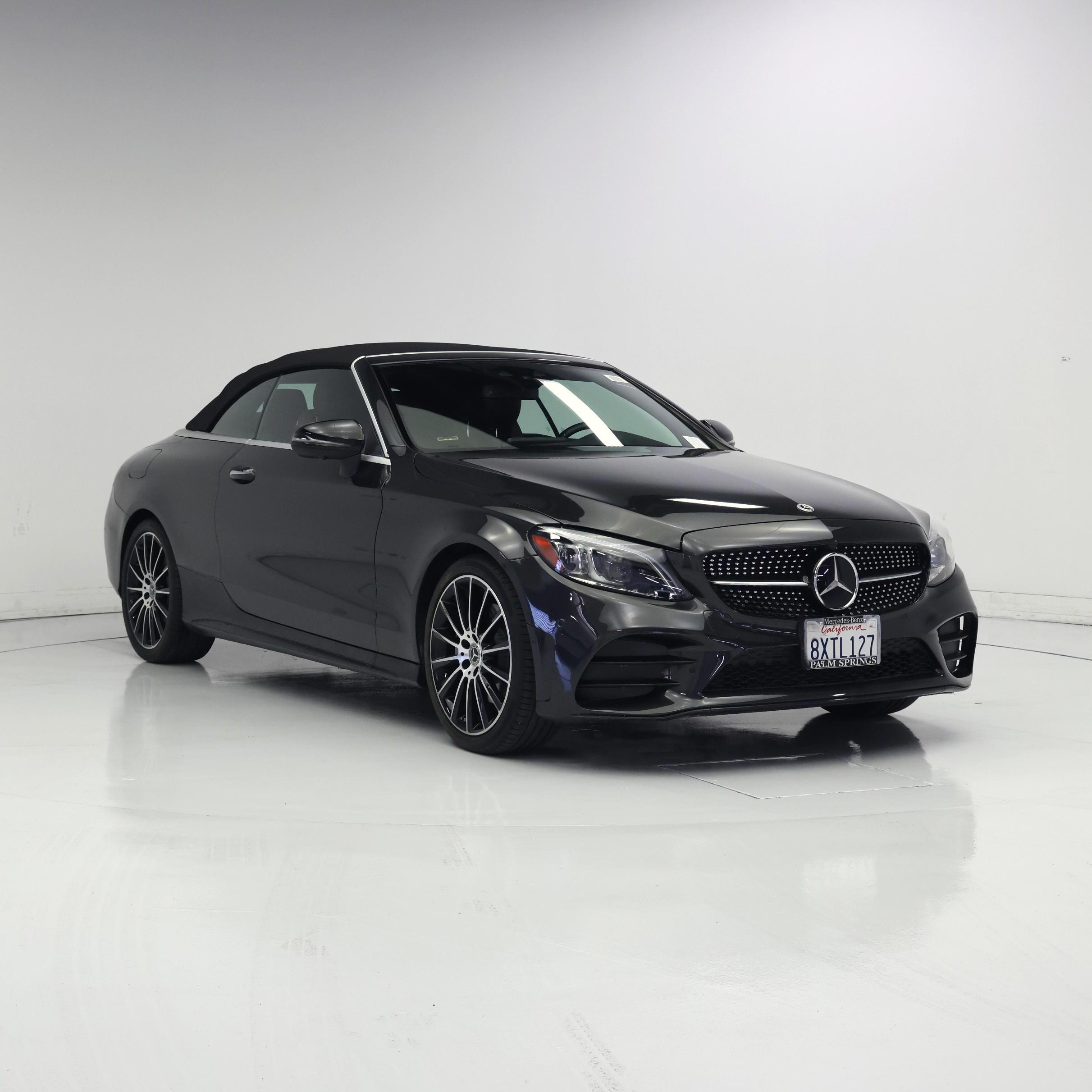 Gray 2021 Mercedes-Benz C-Class Convertible Rear-Wheel Drive Automatic