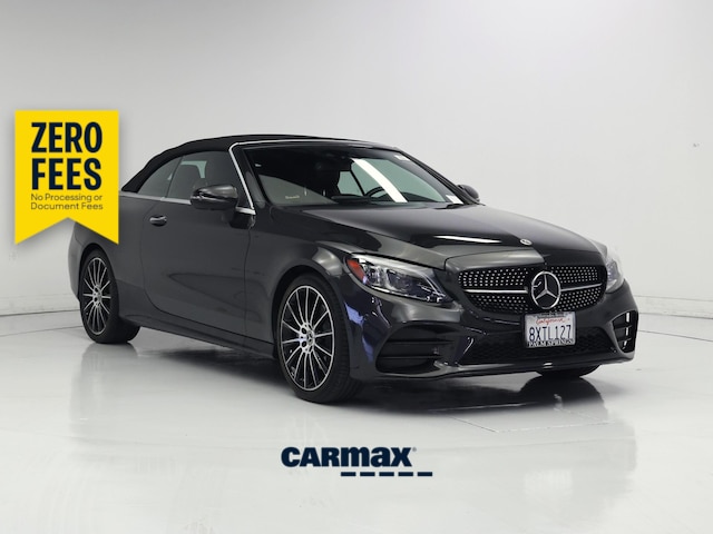 Gray 2021 Mercedes-Benz C-Class Convertible Rear-Wheel Drive Automatic