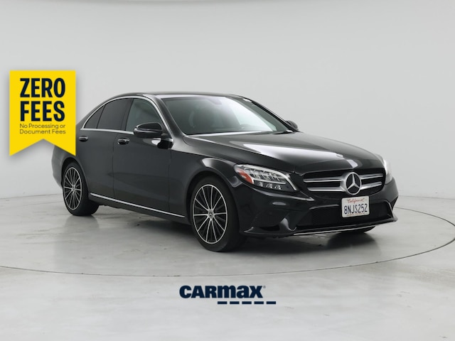 Black 2020 Mercedes-Benz C-Class Sedan Rear-Wheel Drive Automatic