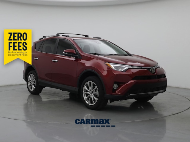 Red 2018 Toyota RAV4 SUV / Crossover Front-Wheel Drive Automatic