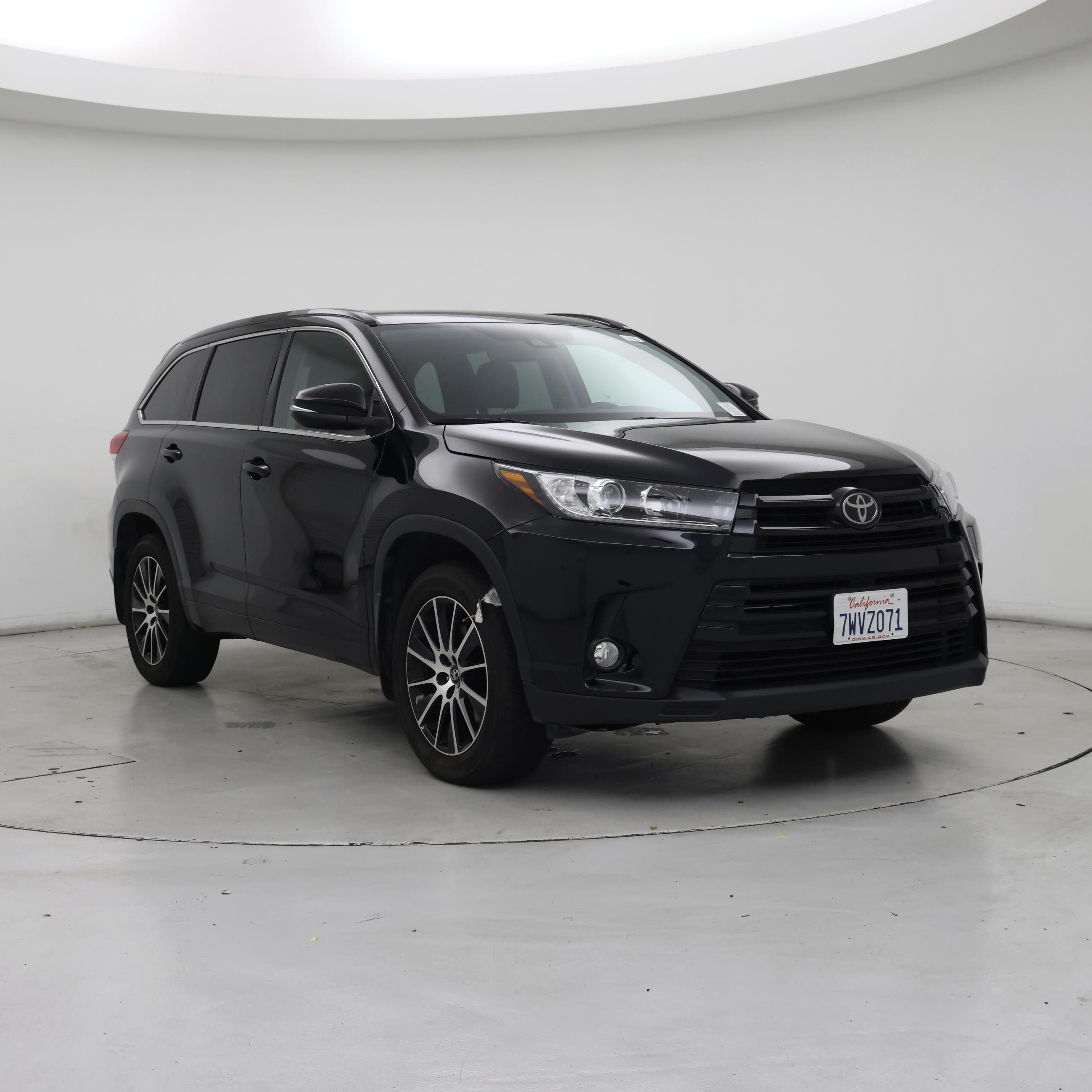 Black 2017 Toyota Highlander SUV / Crossover All-Wheel Drive Automatic