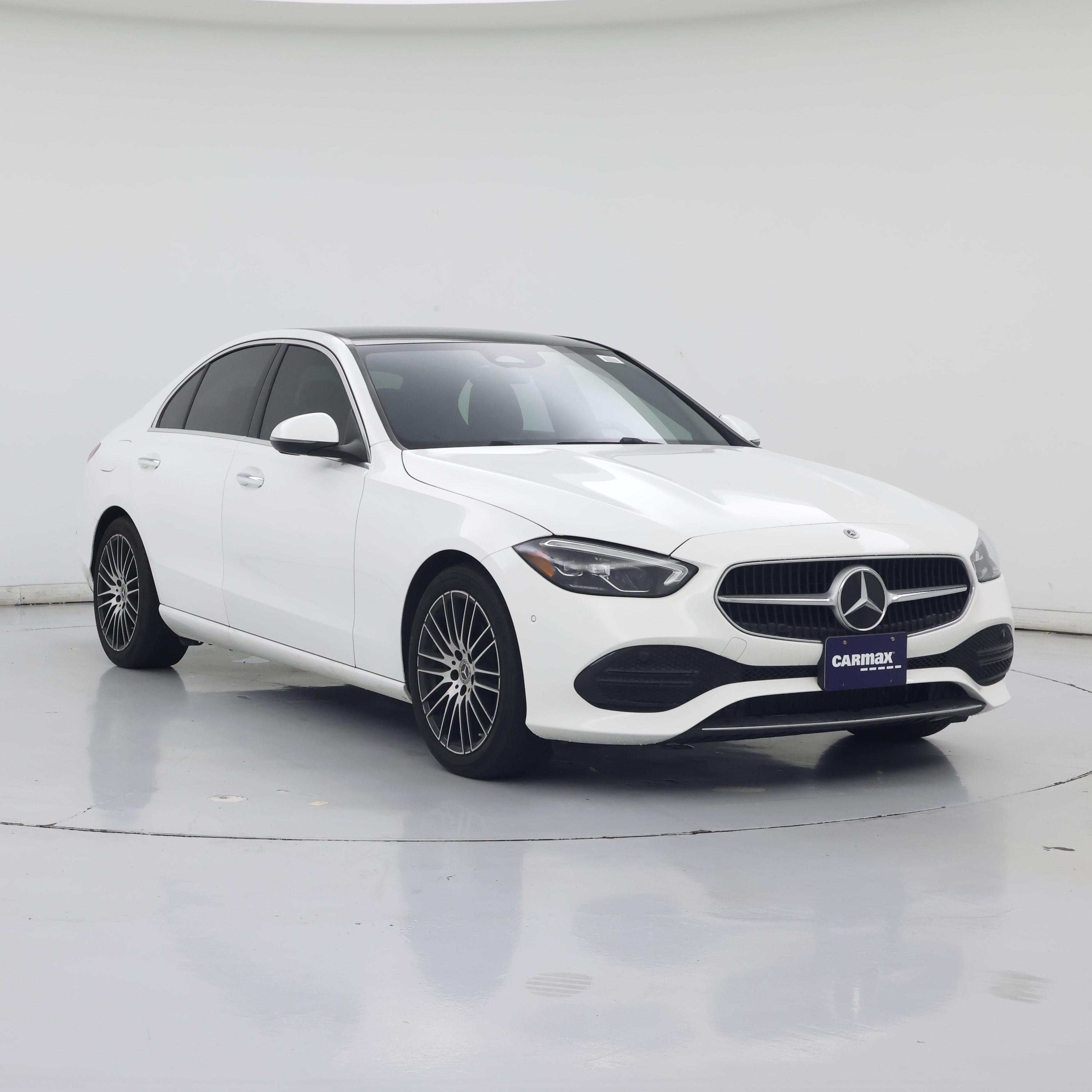 White 2024 Mercedes-Benz C-Class Sedan Rear-Wheel Drive Automatic