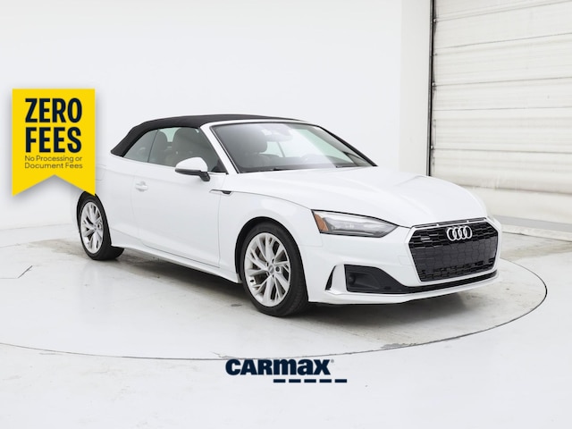 White 2020 Audi A5 Convertible All-Wheel Drive Automatic