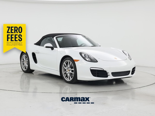 White 2015 Porsche Boxster Convertible Rear-Wheel Drive Automatic