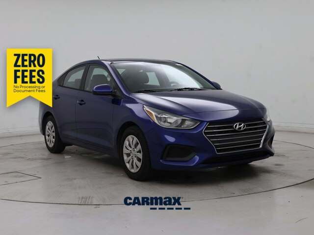 Blue 2021 Hyundai Accent Sedan Front-Wheel Drive Manual