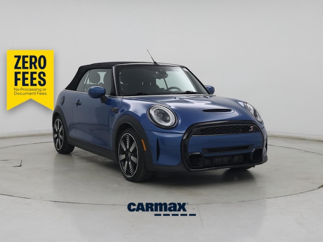 Blue 2022 MINI Cooper Convertible Front-Wheel Drive Automatic