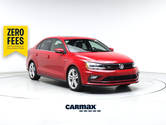 Red 2017 Volkswagen Jetta GLI Sedan Front-Wheel Drive Automatic
