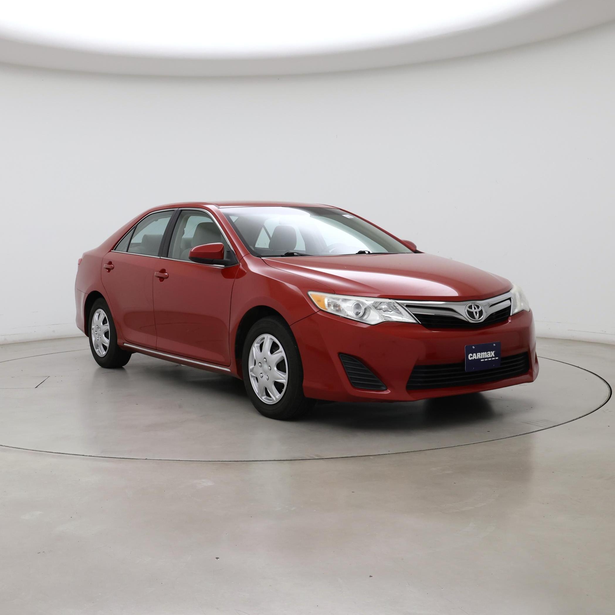 Red 2014 Toyota Camry Sedan Front-Wheel Drive Automatic