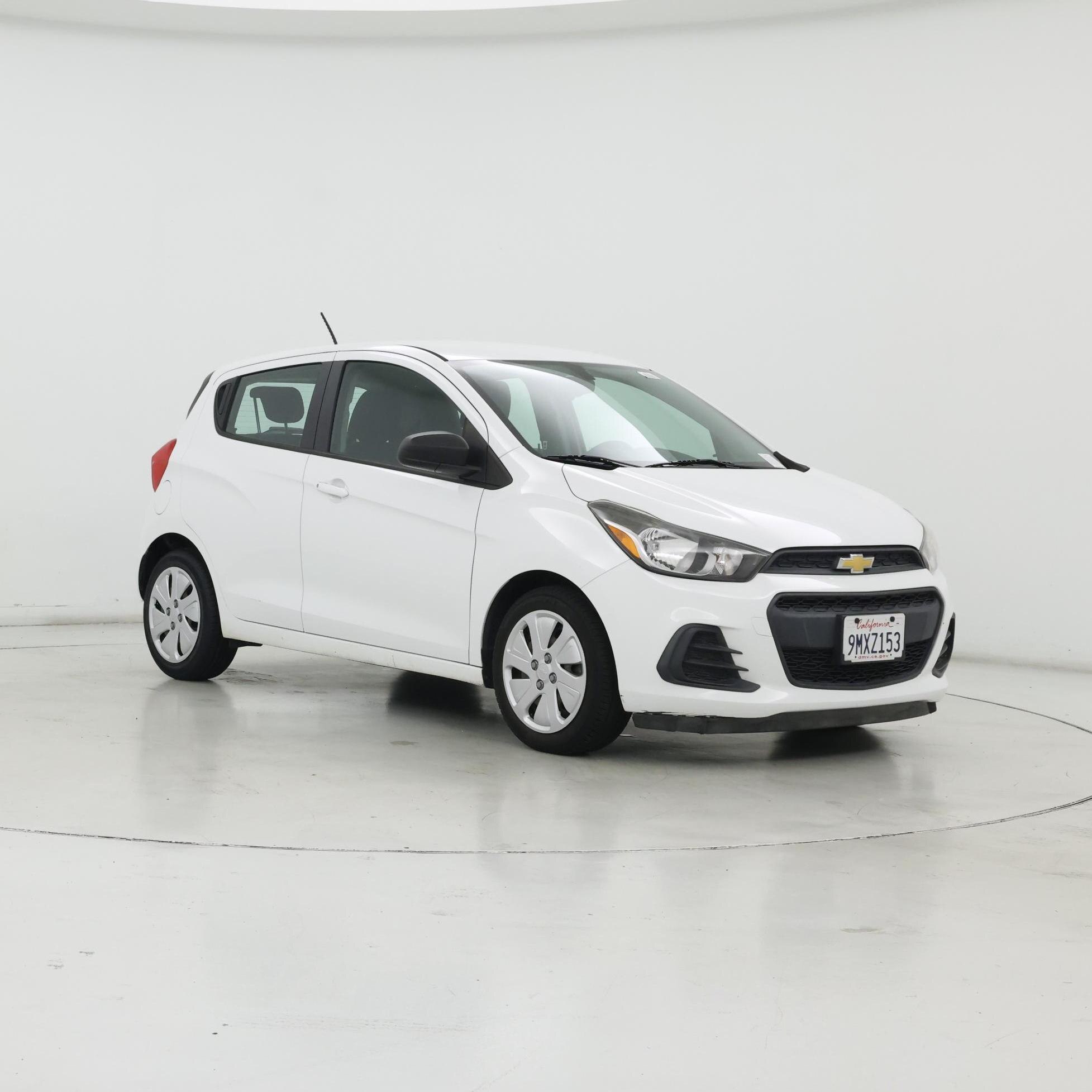 White 2016 Chevrolet Spark Hatchback Front-Wheel Drive Automatic