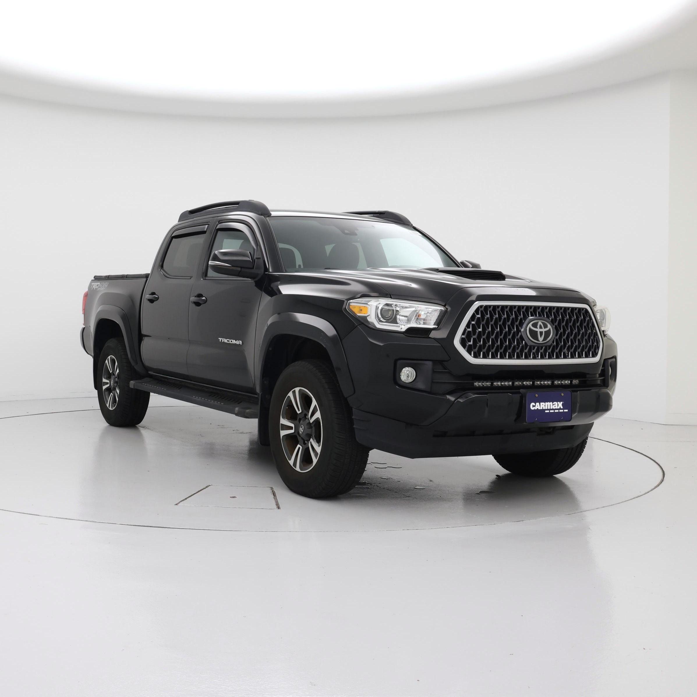 Black 2019 Toyota Tacoma Pickup Truck Four-Wheel Drive Automatic