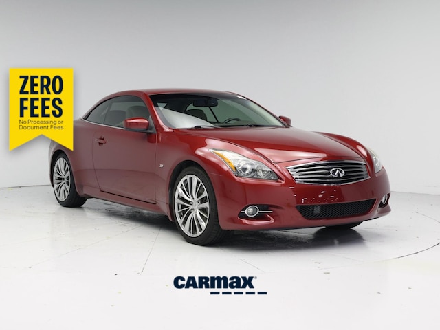 Red (Burgundy) 2015 INFINITI Q60 Coupe Automatic