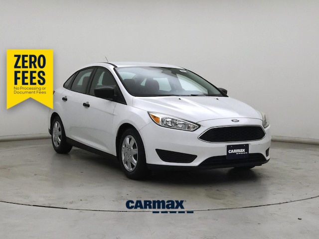 White 2015 Ford Focus Sedan Front-Wheel Drive Automatic