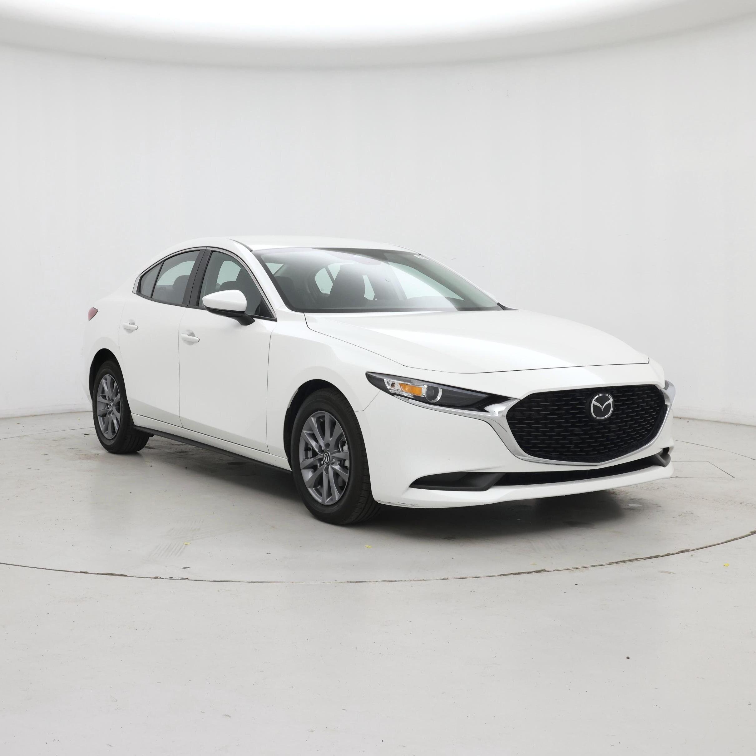 White 2025 Mazda MAZDA3 Sedan Front-Wheel Drive Automatic