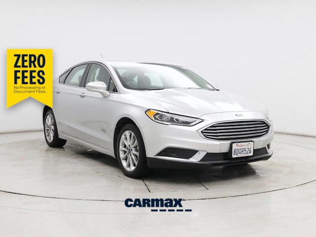 Silver 2018 Ford Fusion Energi Sedan Front-Wheel Drive Automatic
